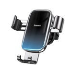 BASEUS GLAZE autós tartó szellőzőre, 4-6.5" méret, FEKETE