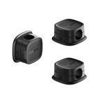 BASEUS LITE kábeltartó/kábelrendező 3db öntapadó, mágneses kábelrögzítő, FEKETE