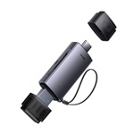 BASEUS LITE kártyaolvasó (Type-C/USB - SD/ MicroSD) SÖTÉTSZÜRKE