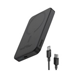 BASEUS MAGNETIC MINI vésztöltő Type-C aljzat 5000mAh, MagSafe, FEKETE