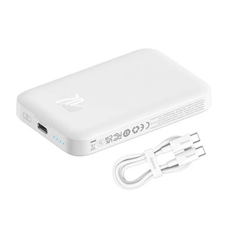 Baseus Magnetic Mini 6000mAh powerbank fehér (MagSafe)