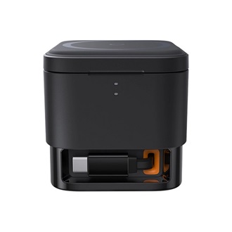BASEUS MAGPRO asztali töltőállvány 3in1 (25W, gyorstöltő, wireless, MagSafe, Airpods, Apple Watch töltő) FEKETE