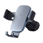 BASEUS METAL AGE II autós tartó szellőzőre, 4.7-6.7" méret, SÖTÉTSZÜRKE