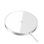 BASEUS SIMPLE MINI3 asztali töltő 15W, MagSafe + Type-C tápkábel, EZÜST