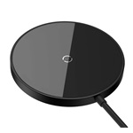 BASEUS SIMPLE MINI3 asztali töltő 15W, MagSafe + Type-C tápkábel, FEKETE
