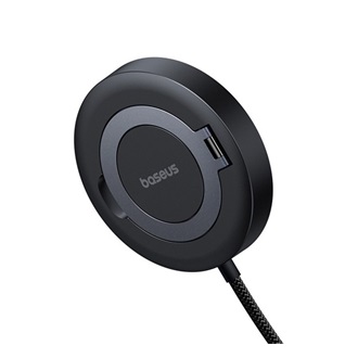 BASEUS SIMPLE MINI4 asztali töltő 15W, Qi2, FEKETE