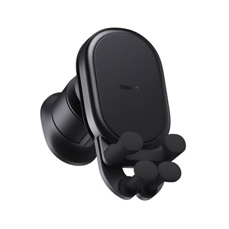 Baseus 15W telefon vezeték nélküli töltő adapter / autós tartó fekete