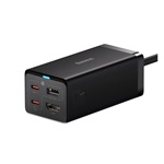 BASEUS hálózati elosztó USB+2 Type-C+HDMI aljzat 67W, PD gyorstöltő + hálózati kábel, FEKETE