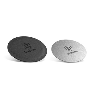 Baseus ACDR-A0S (2db) telefon autós tartó fémlap fekete-ezüst