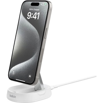 Belkin BoostCharge Pro 15W univerzális vezeték nélküli töltő adapter fehér