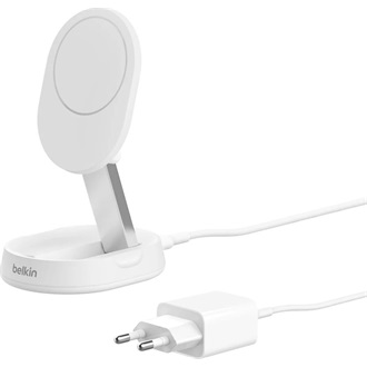Belkin BoostCharge Pro 15W univerzális vezeték nélküli töltő adapter fehér