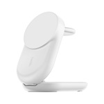 BELKIN BOOSTCHARGE PRO asztali töltő 3in1 (25W, wireless, Airpods töltő, Apple Watch töltő, összecsukható, Qi2) FEHÉR