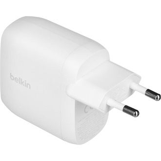 BELKIN BOOSTCHARGE PRO hálózati töltő 2 Type-C aljzat 60W, PD gyorstöltő, FEHÉR