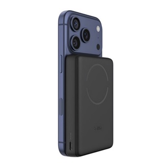 BELKIN BOOSTCHARGE SLIM powerbank 2 Type-C aljzat (10000mAh, 7.5W, wireless, mágneses, LED jelzés) FEKETE