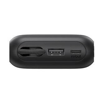 BELKIN BOOSTCHARGE powerbank Type-C aljzat (20000mAh, 45W, LED kijelző + fix Type-C kábel) FEKETE