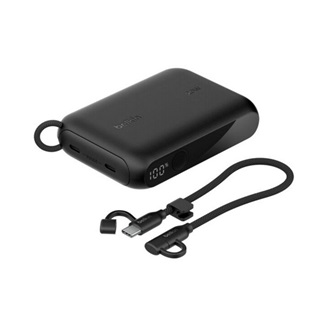BELKIN BOOSTCHARGE vésztöltő 2 Type-C aljzat 10000mAh, LED kijelző + Type-C kábel, FEKETE