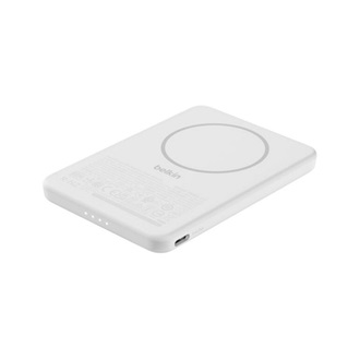 BELKIN BOOSTCHARGE vésztöltő Type-C aljzat 5000mAh, wireless, FEHÉR