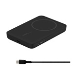 BELKIN BOOST CHARGE vésztöltő Type-C aljzat 2500mAh, MagSafe + Type-C kábel, FEKETE
