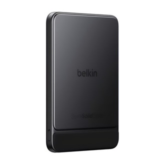 BELKIN BoostCharge Pro powerbank Type-C aljzat (5000mAh, 15W, PD gyorstöltő, LED jelzés, mágneses, Qi) FEKETE