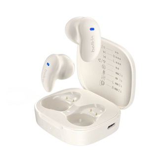 BELKIN SOUNDFORM ANYWHERE bluetooth fülhallgató SZTEREO v5.0, IPX5 + töltőtok, FEHÉR