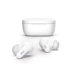 BELKIN SOUNDFORM FLOW Bluetooth fülhallgató SZTEREO v5.2, IPX5 + töltőtok, FEHÉR