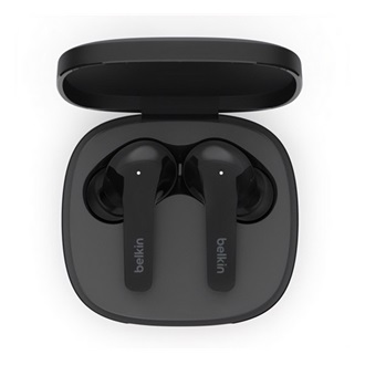 BELKIN SOUNDFORM FLOW Bluetooth fülhallgató SZTEREO v5.2, IPX5 + töltőtok, FEKETE