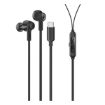BELKIN SOUNDFORM fülhallgató SZTEREO Type-C, hangerőszabályzó, FEKETE