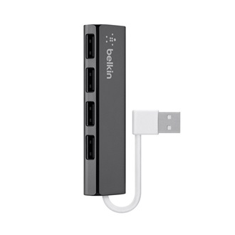 Belkin Ultra-slim Travel 4-portos hub fekete