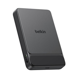 BELKIN UltraCharge Pro powerbank Type-C aljzat (10000mAh, 30W, wireless, MagSafe, kitámasztó, LED kijelző, Qi2) FEKETE