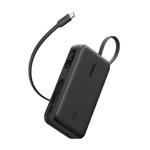 BELKIN UltraCharge powerbank USB+Type-C aljzat (10000mAh, 45W, PD gyorstöltő, LED kijelző + fix Type-C kábel) FEKETE