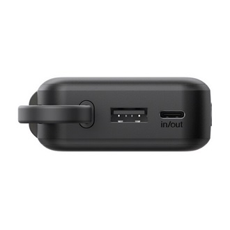 BELKIN UltraCharge powerbank USB+Type-C aljzat (10000mAh, 45W, PD gyorstöltő, LED kijelző + fix Type-C kábel) FEKETE