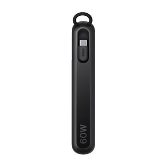 BELKIN UltraCharge powerbank USB+Type-C aljzat (11000mAh, 60W, PD gyorstöltő, LED kijelző + fix Type-C kábel) FEKETE