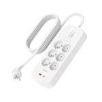 Belkin 6db villásdugó CEE 7/3 (EU) elosztó 2m fehér