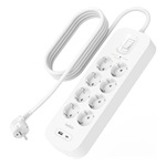 Belkin 8db villásdugó CEE 7/3 (EU) elosztó 2m fehér
