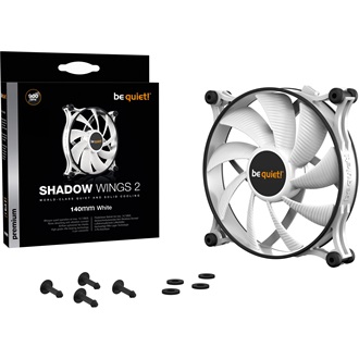 BEQUIET! BL090 be quiet! Shadow Wings 2 140mm White fan