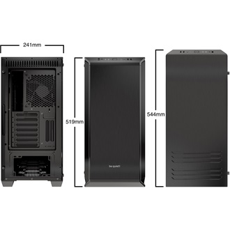 be quiet! Dark Base 700 táp nélküli ablakos Mid Tower számítógépház fekete
