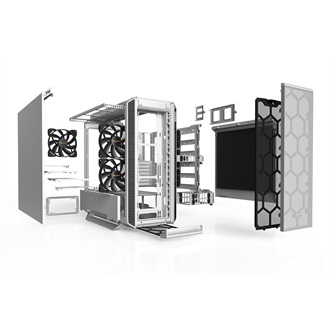 be quiet! Silent Base 802 táp nélküli Mid Tower számítógépház fehér