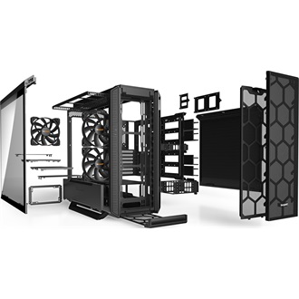 be quiet! Silent Base 802 táp nélküli ablakos Mid Tower számítógépház fekete