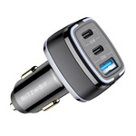 BlitzWolf BW-BC4 115W univerzális autós töltő adapter fekete