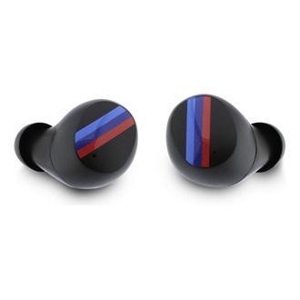 BMW METAL LOGO bluetooth fülhallgató SZTEREO (v5.3, TWS, mikrofon, zajszűrő, IPX5 vízálló + töltőtok) PIROS