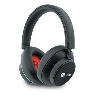 BMW M CARBON METAL LOGO bluetooth fejhallgató SZTEREO (v5.4, mikrofon, zajszűrő, karbon minta) FEKETE