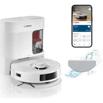 Bosch BCRD2W Spotless Advanced+ smart home robot porszívó fehér