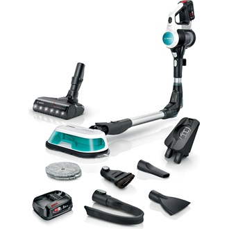 Bosch BCS712HYG5 Unlimited 7 ProHygienic Aqua álló akkumulátoros porszívó fehér