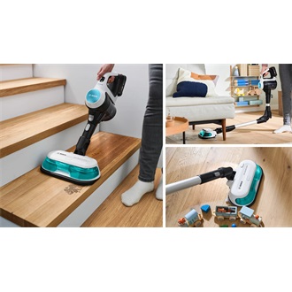 Bosch BCS71HYG3 Unlimited 7 ProHygienic Aqua álló akkumulátoros porszívó fehér