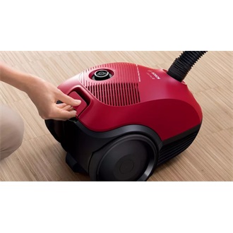 BOSCH BGBS2RD1 Serie 2 Porzsákos porszívó, 80dB, mikroszűrő, Piros