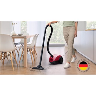 BOSCH BGBS2RD1 Serie 2 Porzsákos porszívó, 80dB, mikroszűrő, Piros