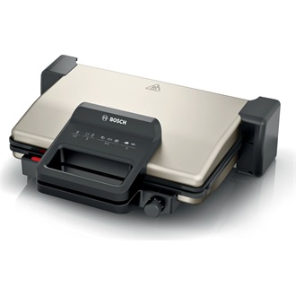 BOSCH TCG3302 Kontaktgrill, 2000W, kivehető grill-lapok, Ezüst