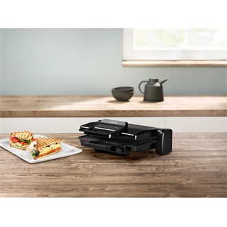 BOSCH TCG3323 Kontaktgrill, 2000W, kivehető grill-lapok, Fekete