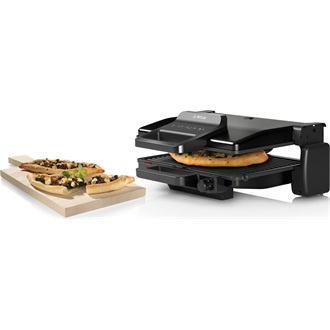 BOSCH TCG3323 Kontaktgrill, 2000W, kivehető grill-lapok, Fekete
