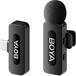 BOYA Mikrofon - BY-V10 V2.0 (Vezeték nélküli, fekete, USB-C)